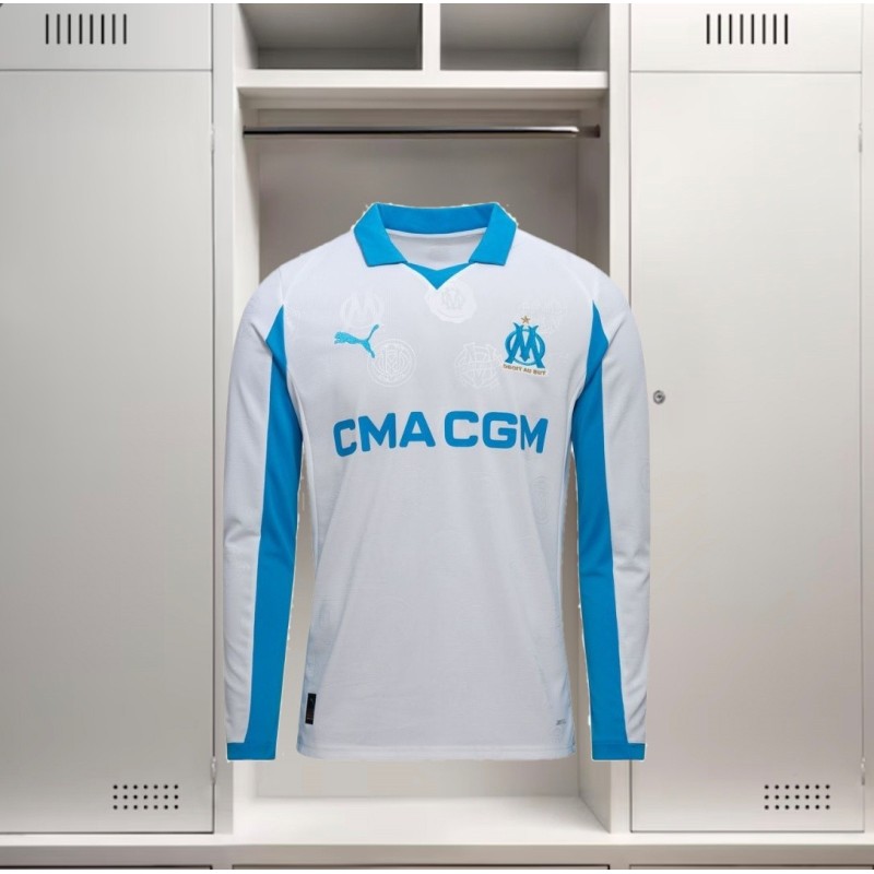 Olympique de Marseille Domicile Manches Longues 25/26